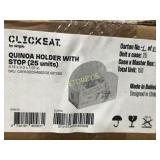 Quinoa holder w/ stop - 150/Box