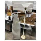 Floor Lamp Table Lamp & Ironing Board