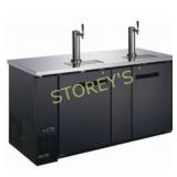 New Canco 69" Dbl Door Keg Cooler - Boxed