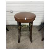 Oval Cushioned Bar Stool - 30" High
