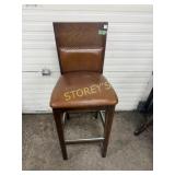 Cushioned Wood Bar Stool - 30"