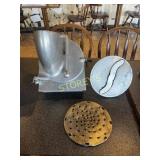 Hobart Cheese Shredder Dough Mixer Attachment