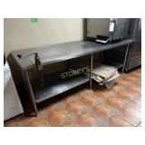 96 x 36 All S/S Work Table w/ can Opener