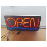 Illuminated OPEN Sign
