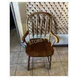 Oak Captain Chair