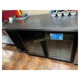 True 2dr Back Bar Cooler - Runs, but Warm