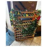 10 Tier Wooden Wine Rack ~36x12x50