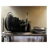 Asst Pizza Screens, Pans & Rack