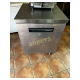 27" S/S Rolling U/C Cooler