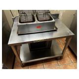 All S/S Work Table w/ BS ~38 x 24 x 30