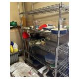 6 Tier Metro Rack on wheels ~48x18x77