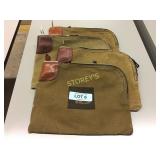 Night deposit bags - lockable, w/ key