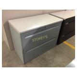 Lateral file cabinet - 2 drawer, 30"w