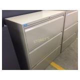 Lateral file cabinet - 3 drawer, 36"w