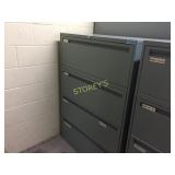 Locking Lateral file cabinet - 4 drawer