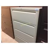Locking Lateral file cabinet - 4 drawer
