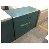 Lateral file cabinet - 2 drawer, 36"w, lockable -