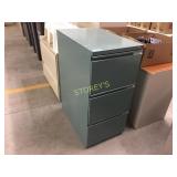Legal file cabinet - 3 drawer, lockable 18"w x