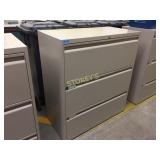 Lateral file cabinet - 3 drawer, 36"w, lockable-