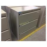 Lateral file cabinet - 3 drawer, 36"w, lockable -