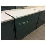 Lateral file cabinet - 2 drawer, 36"w, lockable,