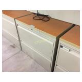 Lateral file cabinet - 2 drawer, 30"w w/ finish to