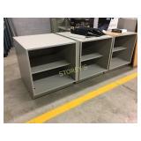Cupboards - grey laminate, 1 interior shelf