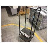 Mobile ladder, 2 step w/ hand rails
