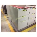 Drawer pedestal - lockable, 3 drawer, light grey