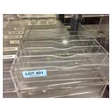 Drawer organizer / forms file - 12"w x 3.5"h x 17"