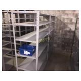 Metal Shelving - 2 sections, 75"h x 24"d x 48"w