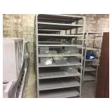 Metal Shelving - 1 section, 18"d x 48"w x 87"h