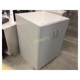 Cupboard - grey laminate, interior shelf, 2 door,