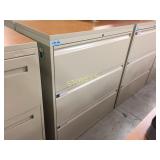 Lateral file cabinet - 3 drawer, 36"w w/ finish