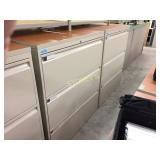 Lateral file cabinet - 3 drawer, 36"w w/ finish