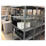 Metal Shelving - 2 sections, 75"h x 24"d x 48"w -