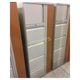 Combination storage cabinet - includes upper