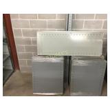 Metal Shelving - unassembled, includes approx. 40