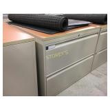 Lateral file cabinet - 2 drawer, 30"w w/ finish