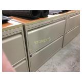 Lateral file cabinet - 2 drawer, 30"w w/ finish