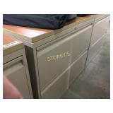 Lateral file cabinet - 2 drawer, 30"w w/ finish