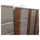 Combination storage cabinet - includes upper