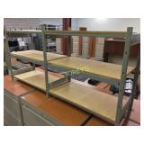 Spacesaver metal shelving - 2 sections, each 3