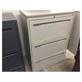 Lateral file cabinet - 3 drawer, 36"w w/ finish