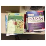 Box lot of Nursing textbooks