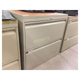 Lateral file cabinet - 2 drawer, 30"w w/ finish to
