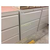 Lateral file cabinet - 3 drawer, 36"w w/ finish to
