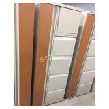 Combination storage cabinet - includes upper