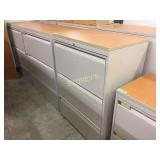 Lateral file cabinet - 3 drawer, 30"w, lockable