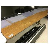 Folding table - medium oak, 30" x 60"